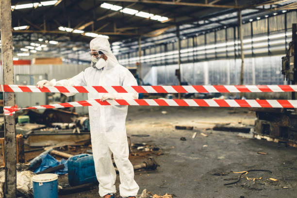 Professional Infectious Disease Decontamination technician working in Union, OR